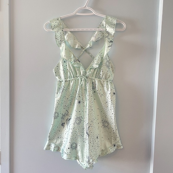 Victoria Secret Satin Astrology Romper /Jumper - Picture 3 of 9